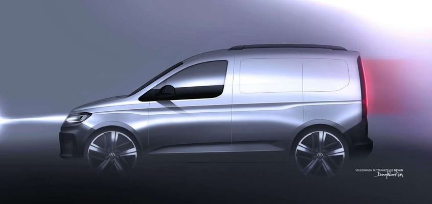 2020 Volkswagen Caddy Teaser Shows Off Stylish, Little Van