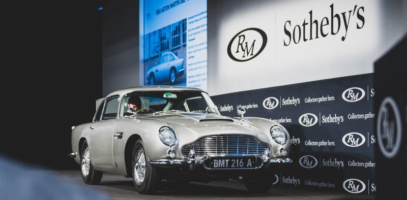 1965 Aston Martin James Bond DB5 nets record $6.4 million at auction