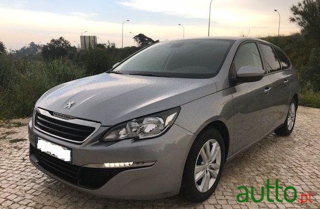 2016' Peugeot 308-Sw Blue Hdi photo #1