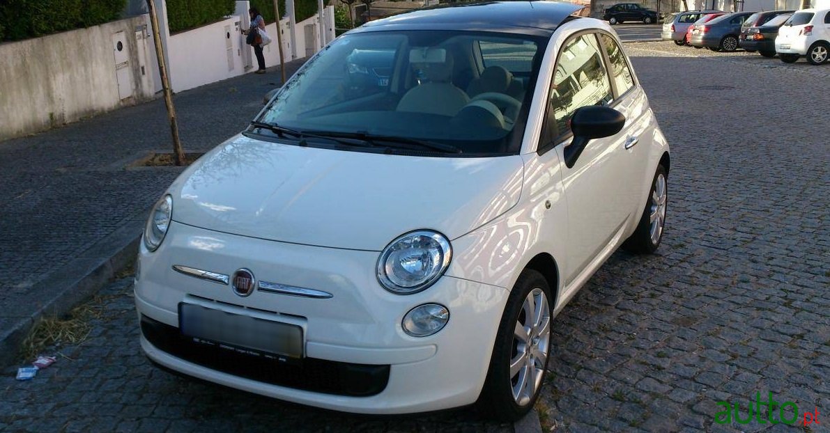 2008' Fiat 500e Tecto de Abrir photo #1