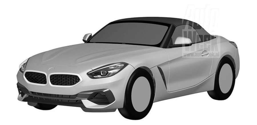2019 BMW Z4 roadster patent images leaked