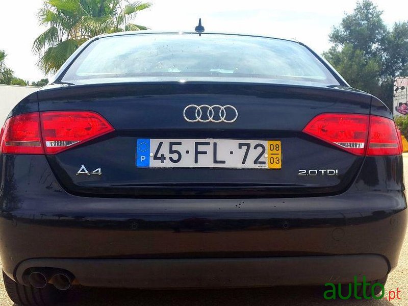 2008' Audi A4 2.0 Tdi  , 143 Cv photo #2