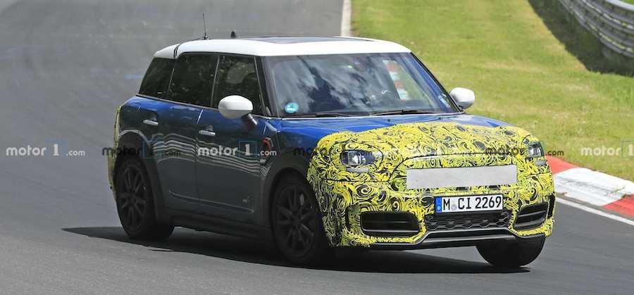 Mini Countryman Facelift Spied Circling The Nurburgring