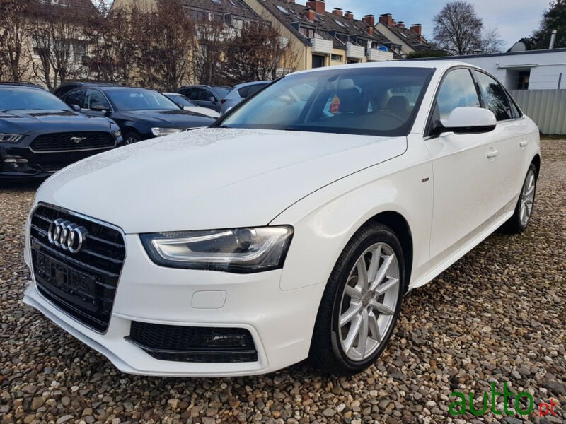 2015' Audi A4 2.0 TFSI quattro S line photo #3