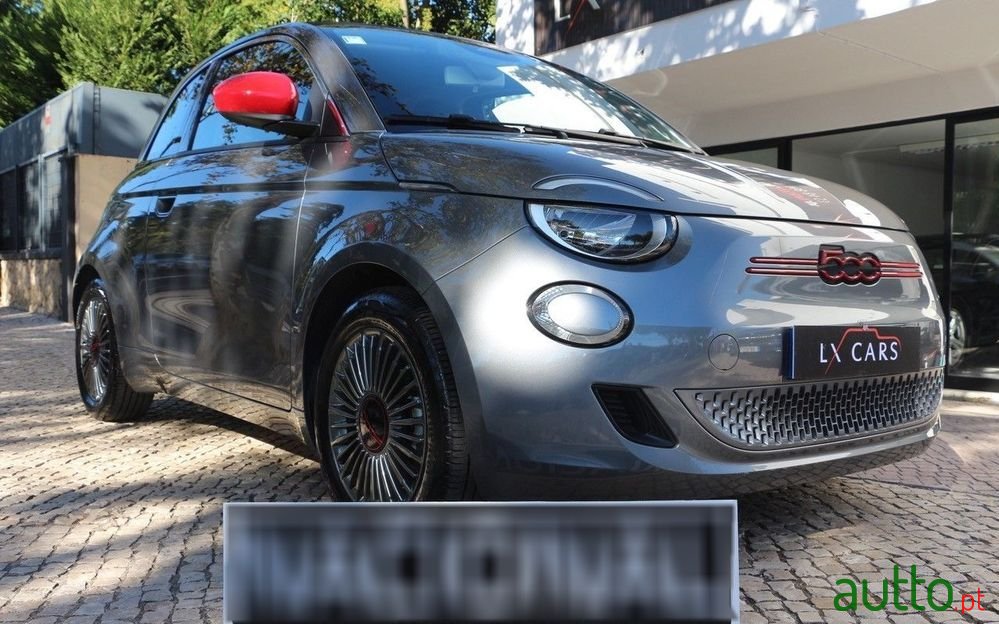 2021' Fiat 500E C (Red) photo #1