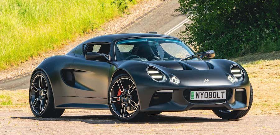 British firm's ultra-light, rapid-charging EV sports car hits the road