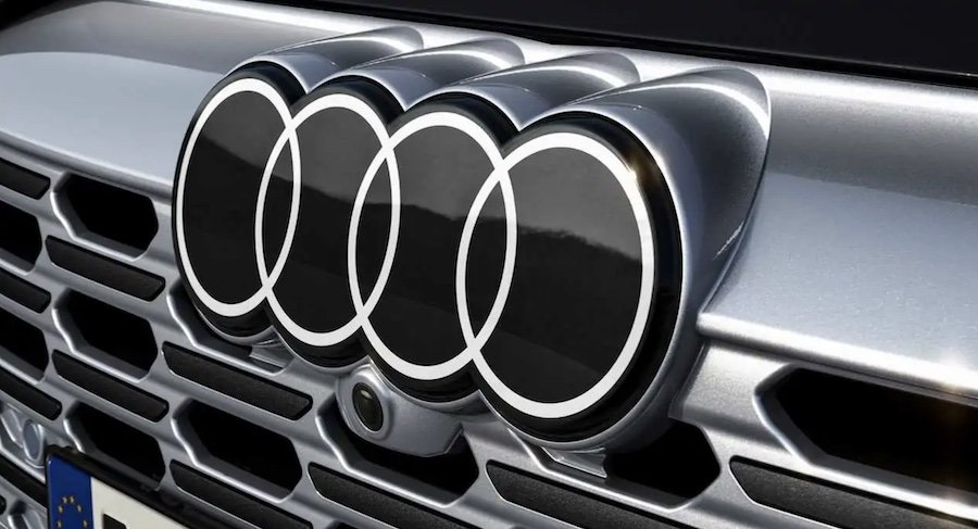 Audi drops chrome for updated brand identity