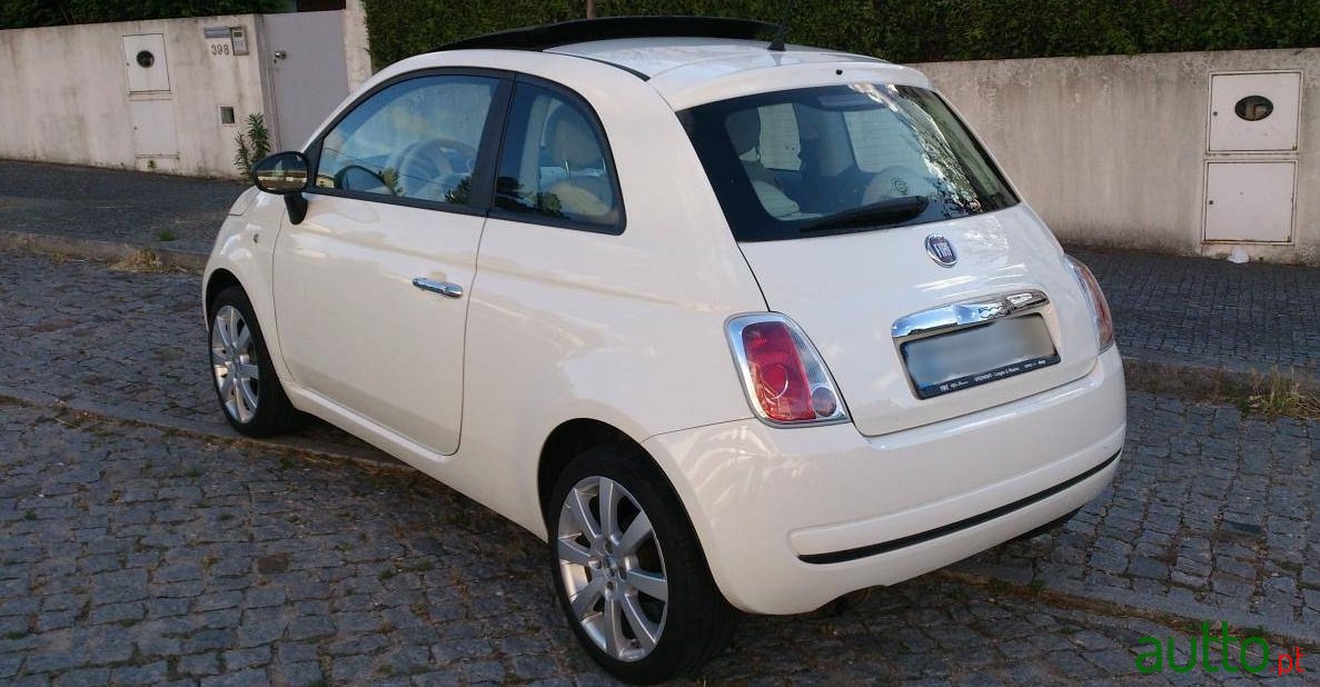 2008' Fiat 500e Tecto de Abrir photo #2