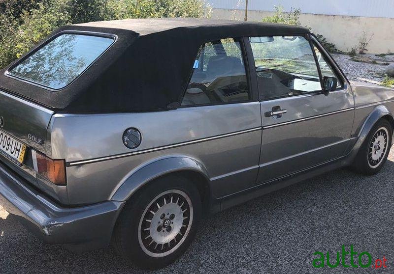 1989' Volkswagen Golf Mk1 Cabrio 1.6 photo #3