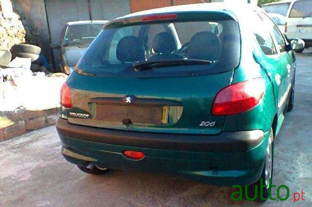 1999' Peugeot 206 1.4 Rolland Garros photo #1