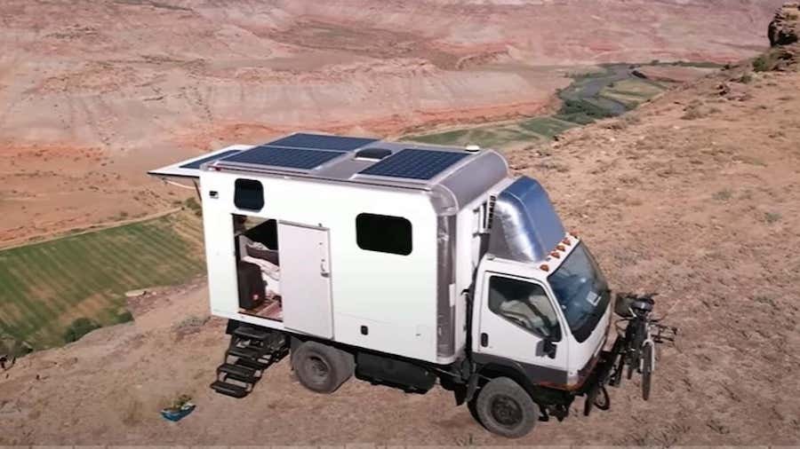 Mitsubishi Fuso 4WD Box Truck Is A Stealth Camper With A Gorgeous Interior