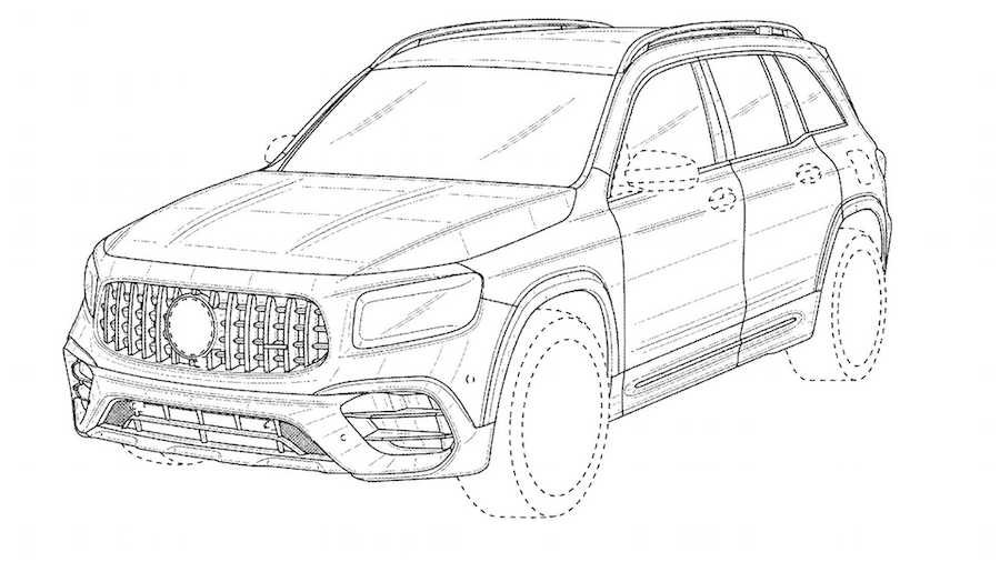 2021 Mercedes-AMG GLB 45 Gets Early Debut Via The Patent Office