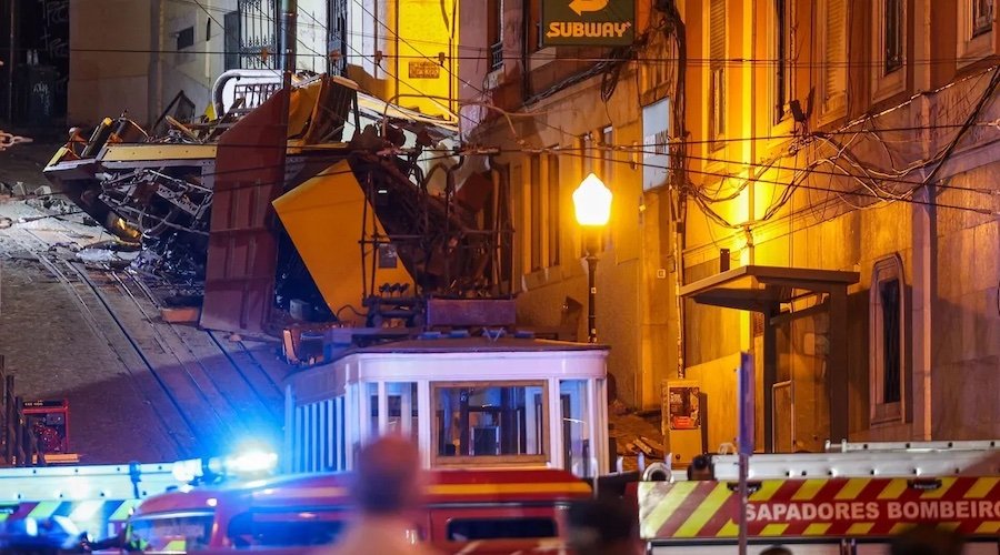 Lisbon in shock after funicular crash leaves 15 dead