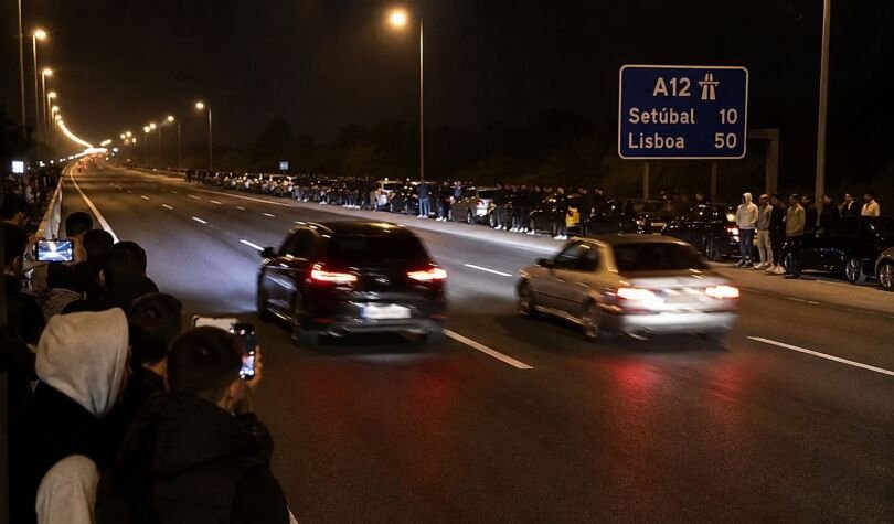 Corrida ilegal na A12
