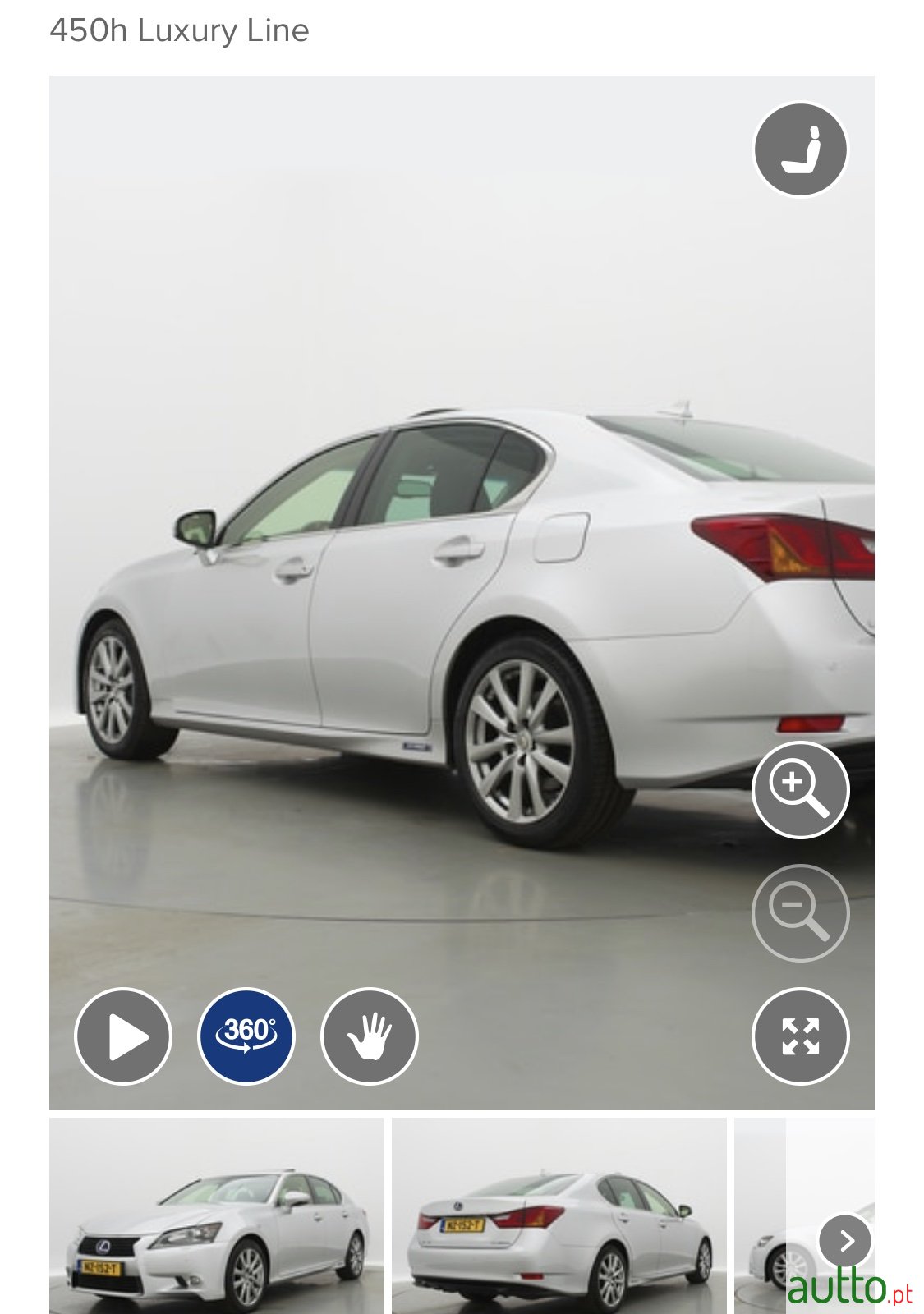 2012' Lexus GS 450h Premium photo #3