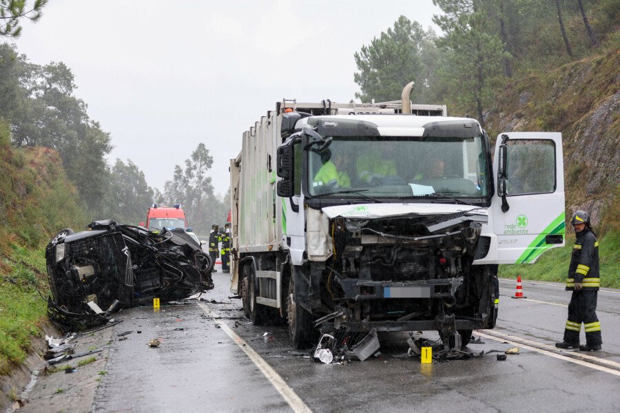 Jovem de 19 anos morre em acidente entre carro e camião em Braga