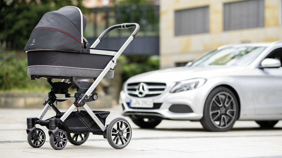The Mercedes Of Baby Strollers Rides On C-Class AMG Wheels