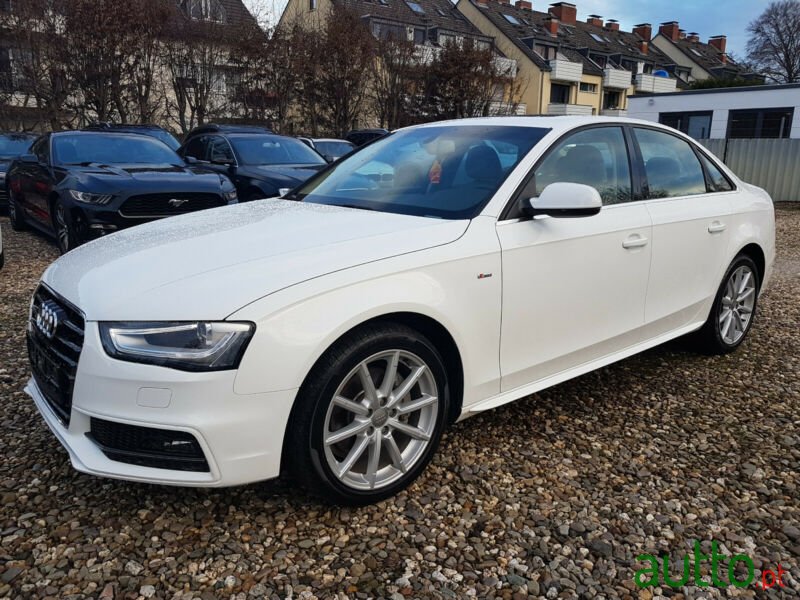 2015' Audi A4 2.0 TFSI quattro S line photo #2