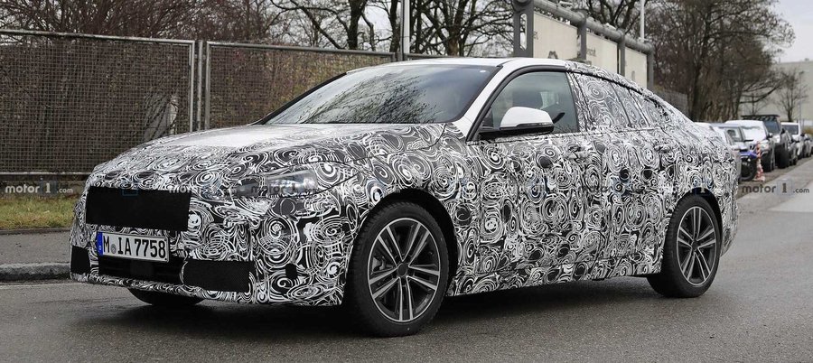 BMW 2 Series Gran Coupe 'Experimental Vehicle' Spied