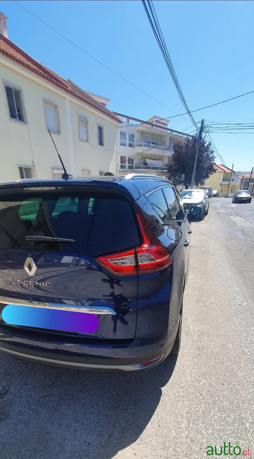 2019' Renault Grand Scenic 7 seater blue photo #5