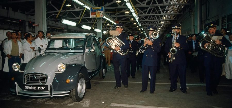 O último dos 2CV a ser produzido em Mangualde