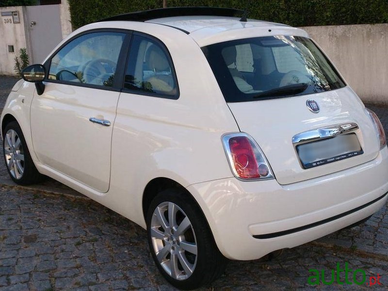 2008' Fiat 500e Tecto de Abrir photo #2