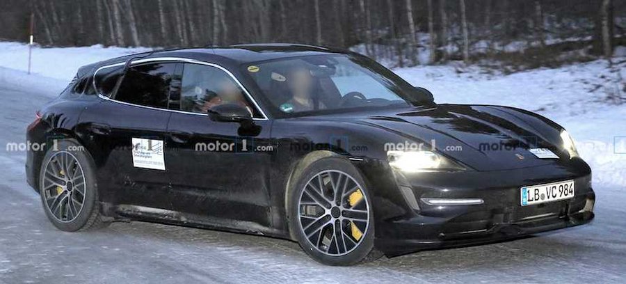 Porsche Taycan Cross Turismo Sheds Camo In Spy Shots, Or Does It?