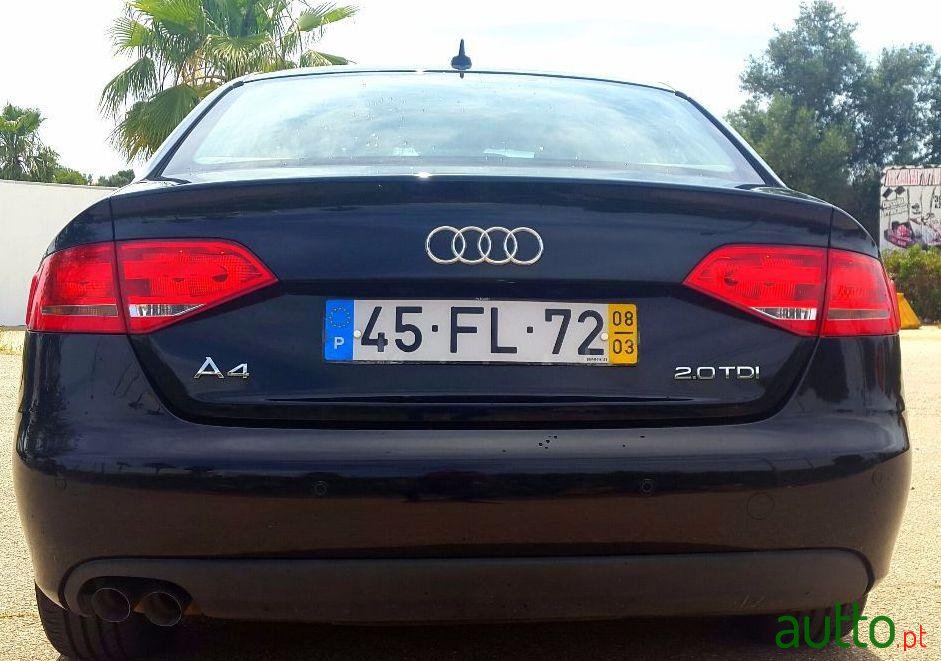 2008' Audi A4 2.0 Tdi  , 143 Cv photo #2