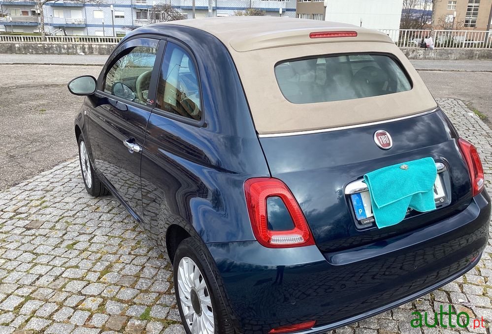 2020' Fiat 500C 1.2 Lounge Mta photo #3