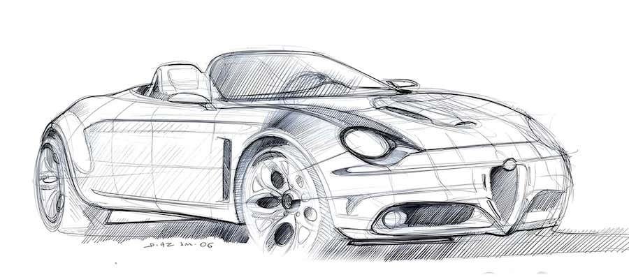 Sketches Show Alfa Romeo Models That Never Made It, Including A Miata Clone