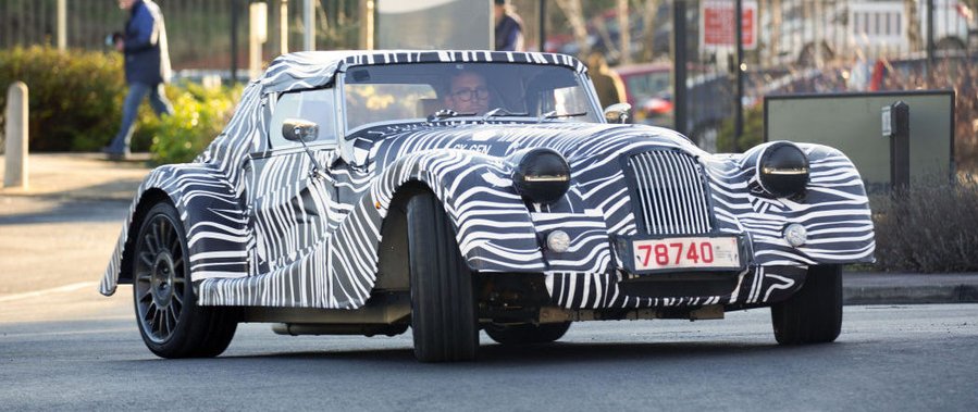 Morgan is testing an all-new sports car that looks like its old sports cars