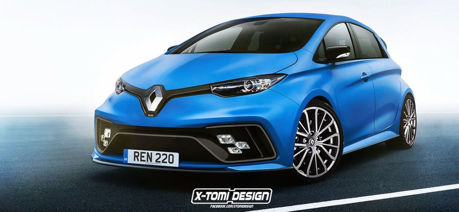 Renault Zoe RS render is less bonkers than the E-Sport Concept