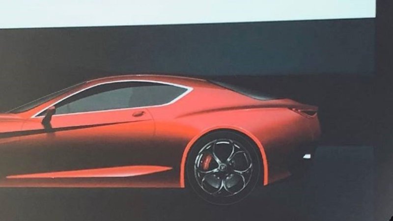 2022 Alfa Romeo GTV leaked image shows high performance coupe