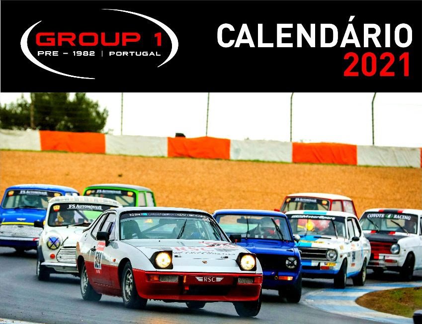 Revelado o Calendário de 2021 da competição Group 1 Portugal