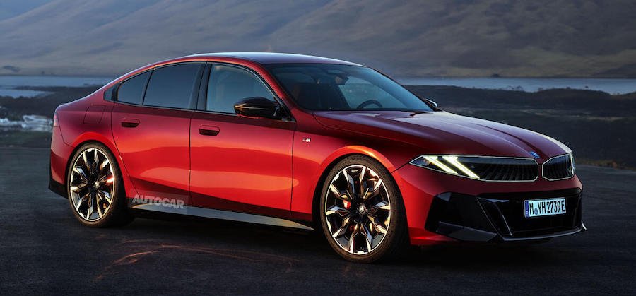 BMW 5 Series, render by Autocar