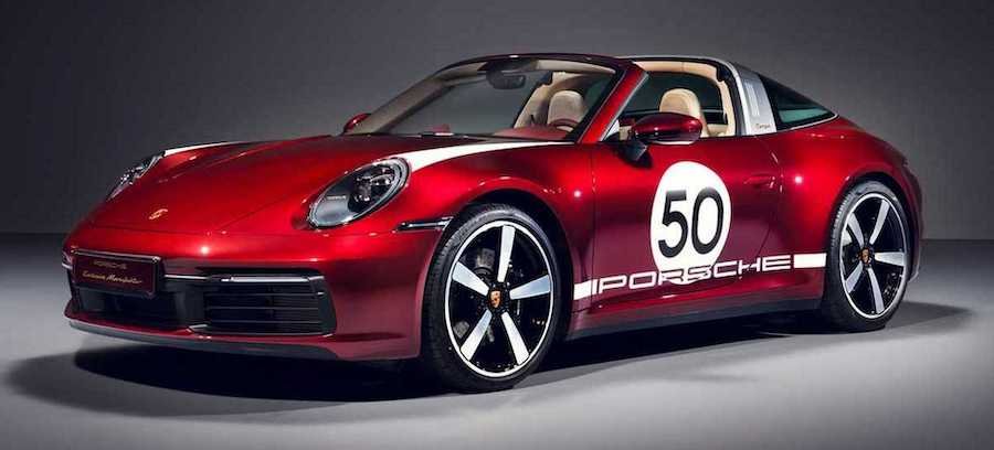 2021 Porsche 911 4S Targa Heritage Edition Debuts, Looks Cherry
