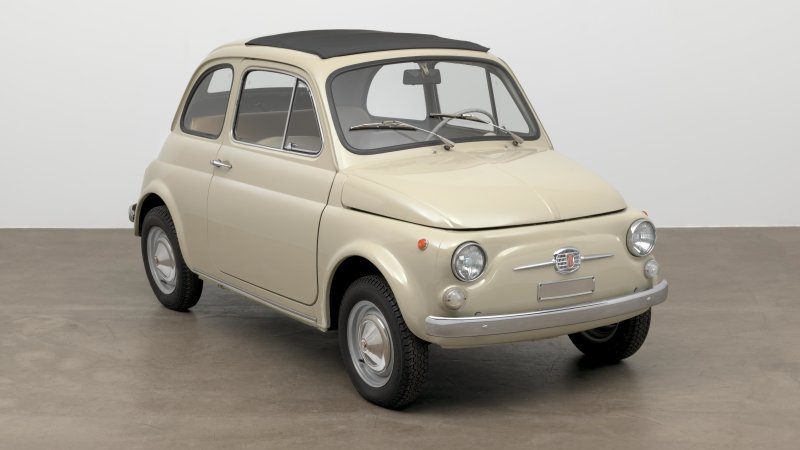 MoMA displays a classic Fiat 500 at its Good Design exhibition