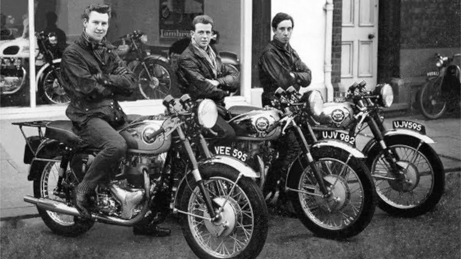 The Glory Days of British Motorbikes & Cafe' Racers - Classic Triumph - Norton - BSA Motorcycles