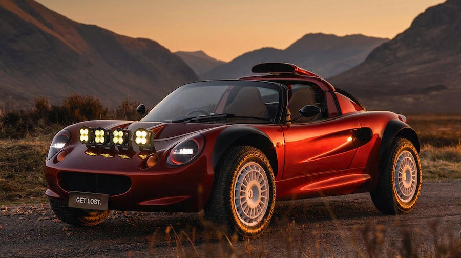 Lotus Elise S1 reimagined as radical safari rally machine