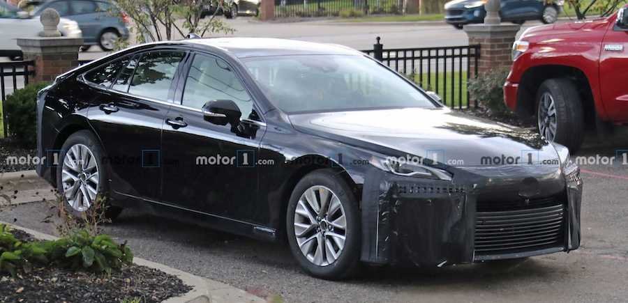 New Toyota Mirai fuel cell vehicle spotted in production form