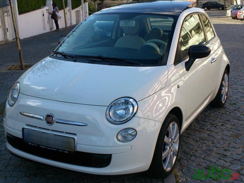 2008' Fiat 500e Tecto de Abrir photo #1