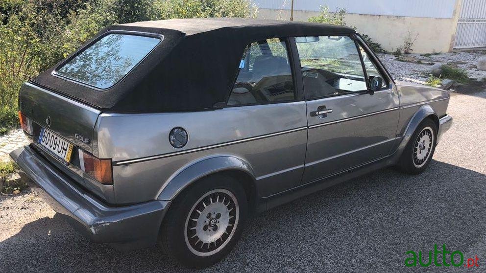 1989' Volkswagen Golf Mk1 Cabrio 1.6 photo #3