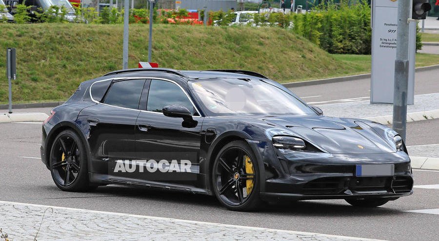 Porsche Taycan Cross Turismo: electric estate spied testing