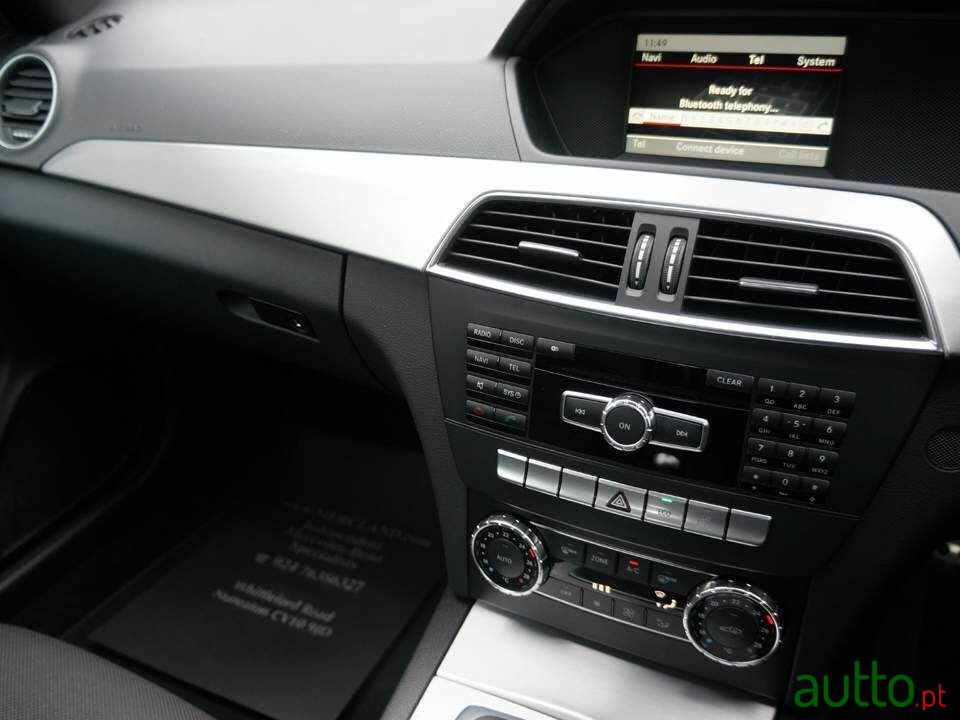 2012' Mercedes-Benz C-Class AMG Sport Blue Efficiency RHD photo #7