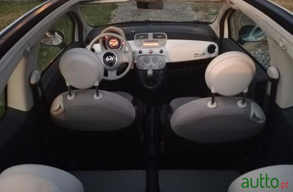 2014' Fiat 500C Descapotável photo #3