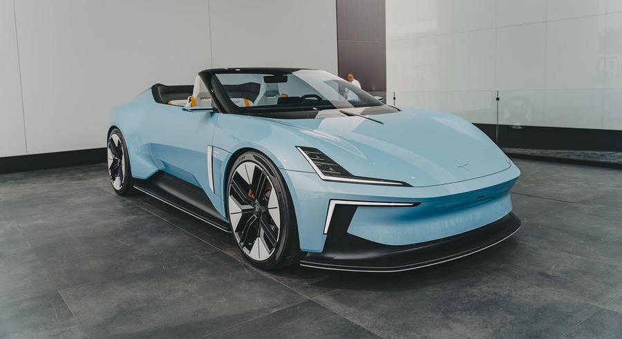 Polestar O2: high-powered electric roadster presented at Goodwood