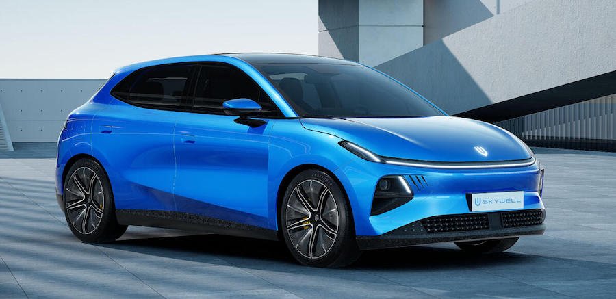 Skywell Q is UK-bound electric hatchback with 300-mile range