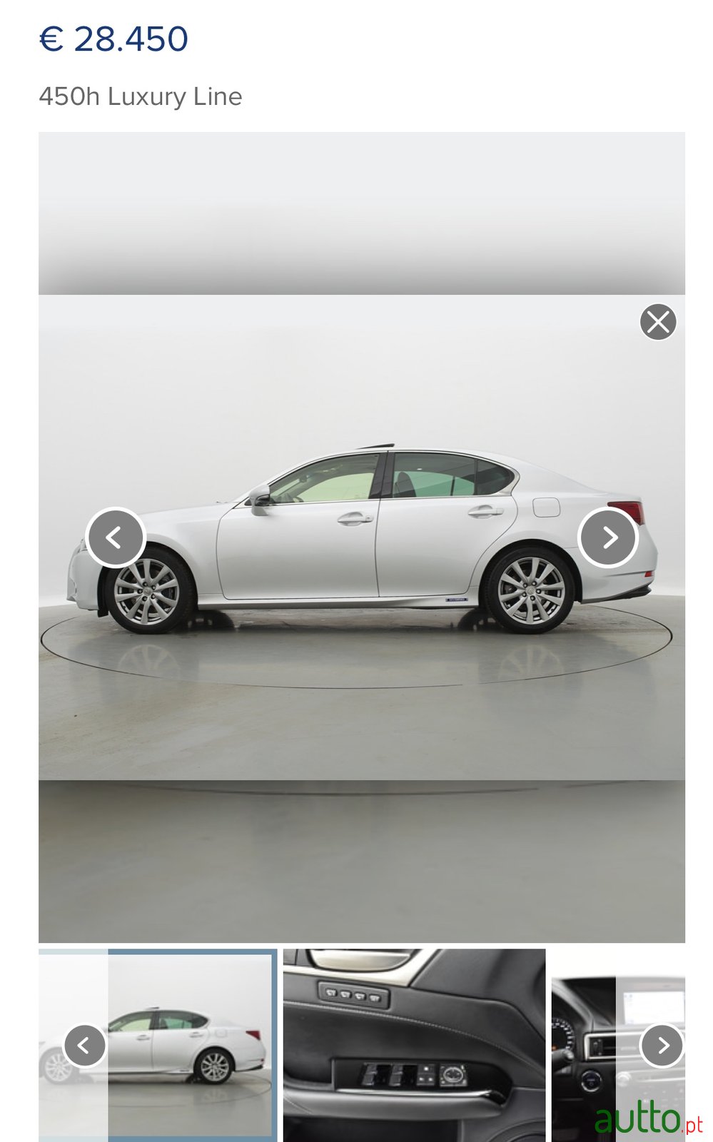 2012' Lexus GS 450h Premium photo #6