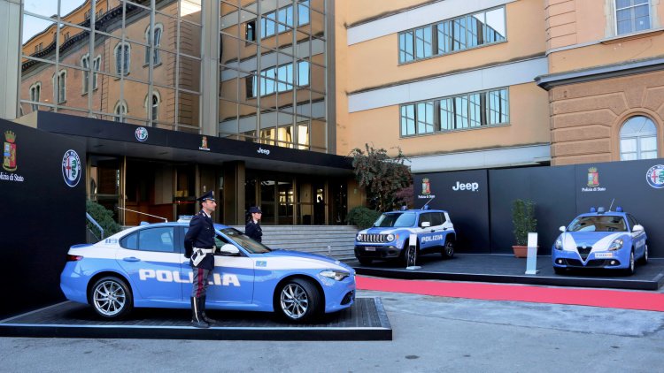 Jeep and Alfa Romeo join the already exotic Italian police force