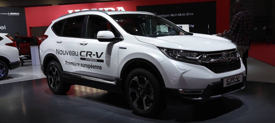 Production-Ready Honda CR-V Hybrid Arrives At Paris Motor Show